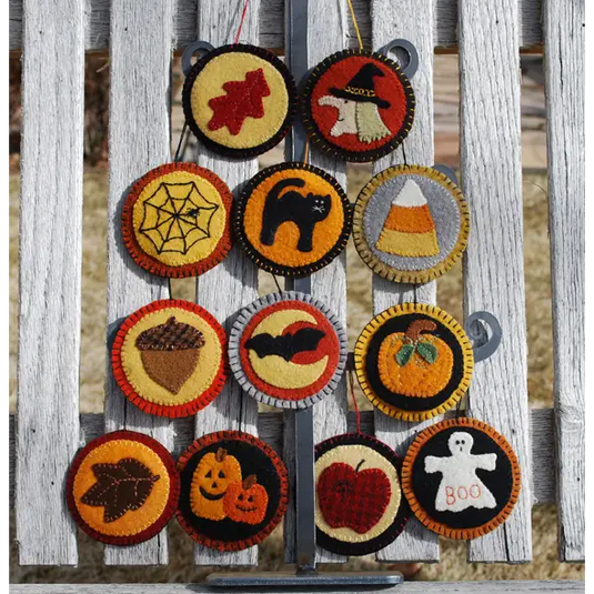 Fall & Halloween Ornaments - Pattern - Default