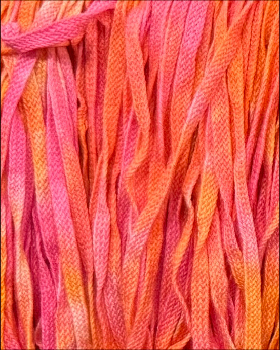 Flat Braid - Tropical Hibiscus