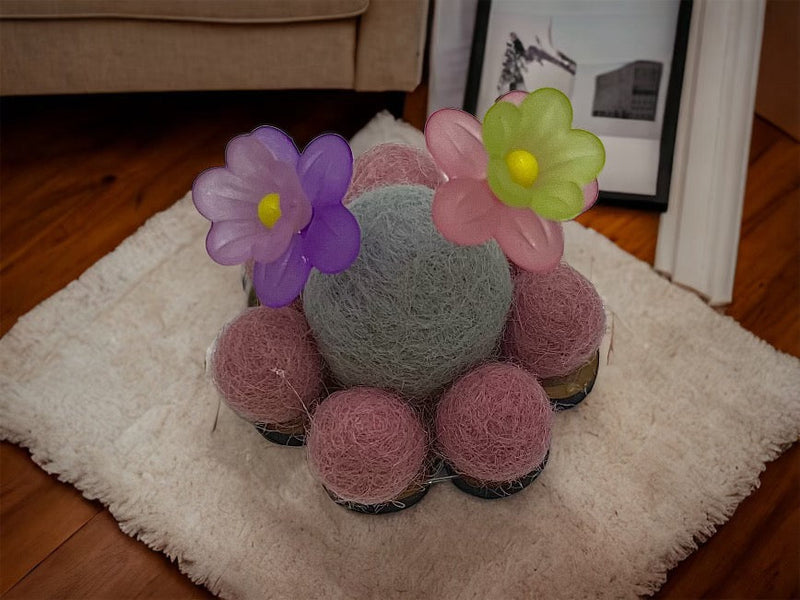 Load image into Gallery viewer, Flower Pincushion - Powder/Blue
