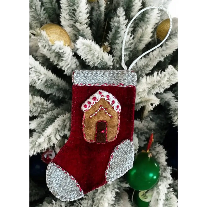 Gingerbread House Stocking Ornament