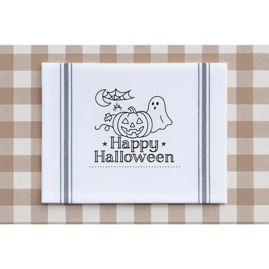 Happy Halloween Preprinted Towel