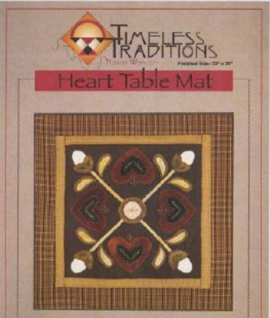 Heart Table Mat - Pattern - Default