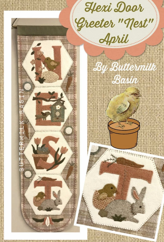 Hexi Door Greeter- April - Pattern - Default