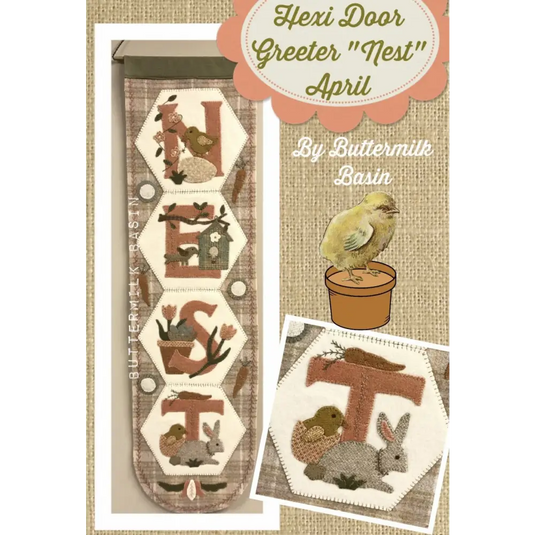 Hexi Door Greeter- April - Pattern - Default