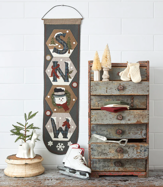Hexi Door Greeter January - Pattern - Default