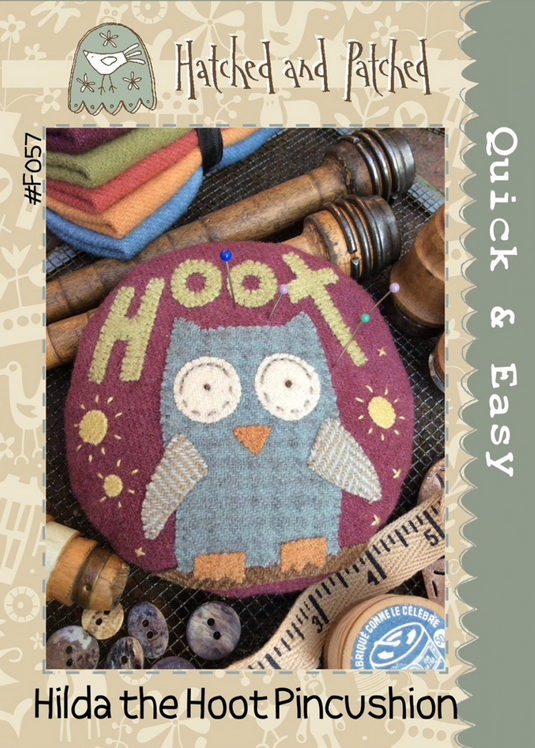 Hilda The Hoot Pincushion Pattern - Pattern - Default