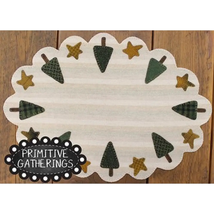 Holiday Tree Table Mat - Pattern - Default