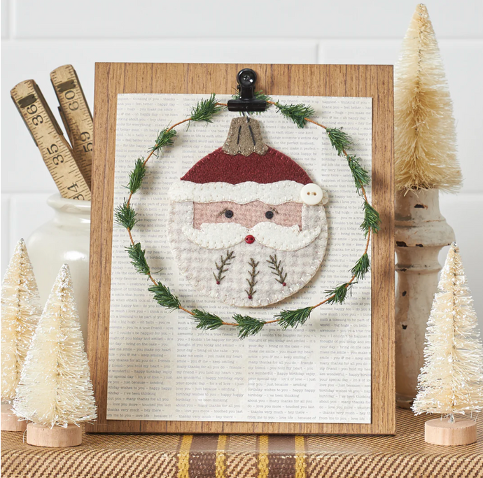 Jolly Santa Ornament Pattern