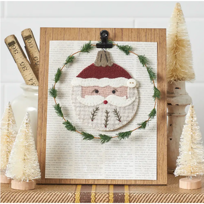 Jolly Santa Ornament Pattern