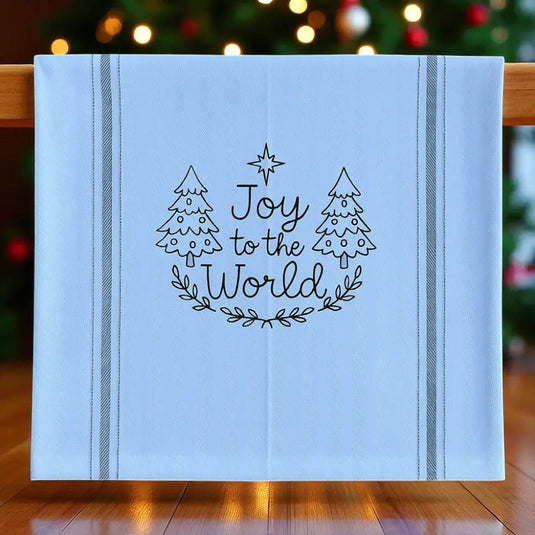 Joy to the World Preprinted Towel