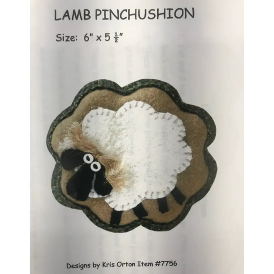 Lamb Pincushion Pattern - Pattern