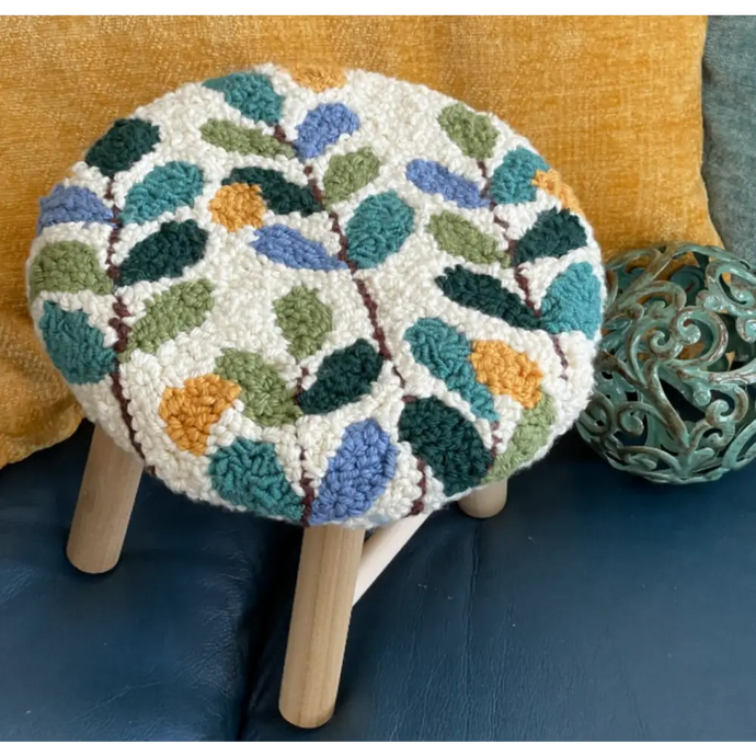 Leaves and Berries Stool Cover Punch - Default