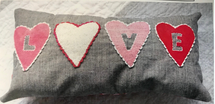 Love Hearts Pillow - Default