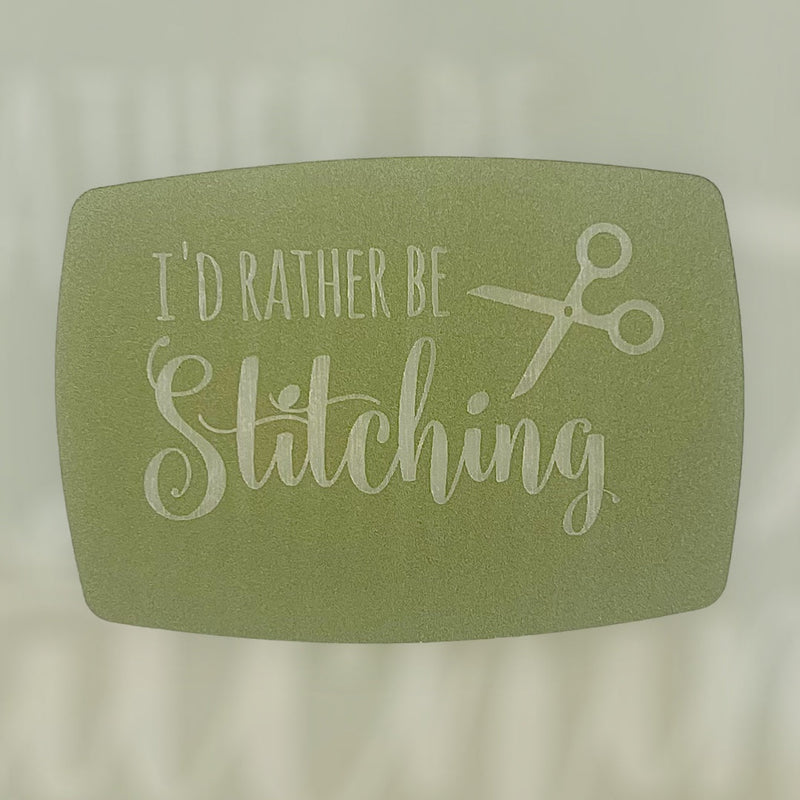 Load image into Gallery viewer, Magnetic Keeper-I’d Rather Be Stitching - Fern
