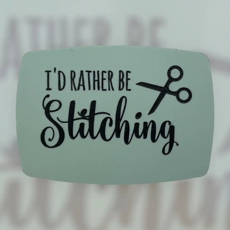 Load image into Gallery viewer, Magnetic Keeper-I’d Rather Be Stitching - Powder Blue
