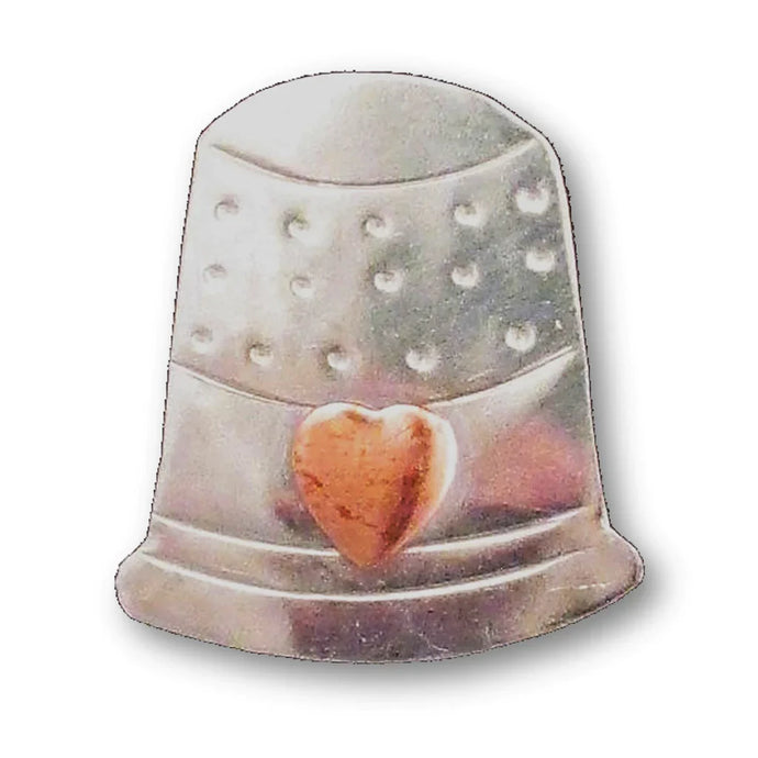 Magnetic micro needle threader thimble