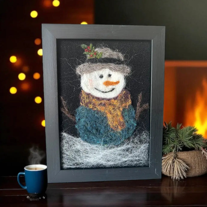 Needle Felted Snowman