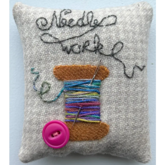 Needle Work Pin Cushion Kit - Kit with Pattern - Default