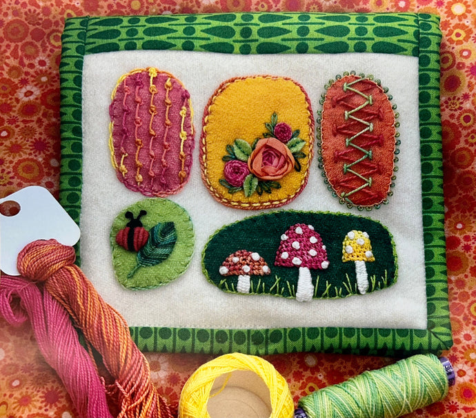 Pebble Garden Needlebook