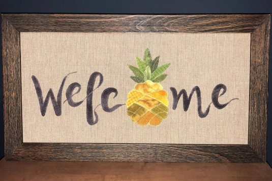 Pineapple Welcome - Kit with Pattern - Default