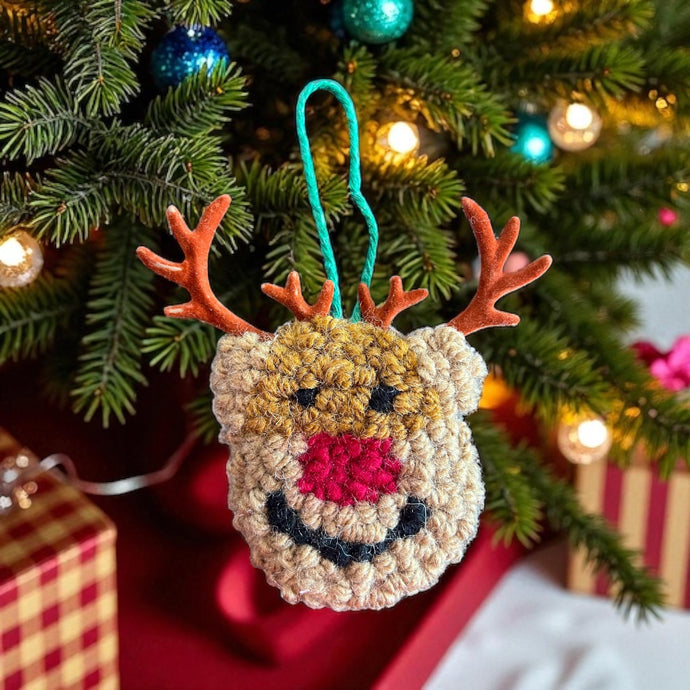 Reindeer Punched Ornament