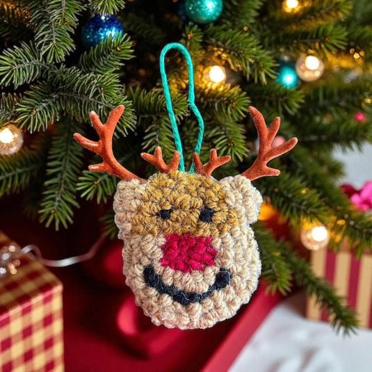 Reindeer Punched Ornament