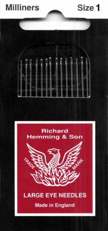Richard Hemming & Son Milliners Needles Size 1 - Default