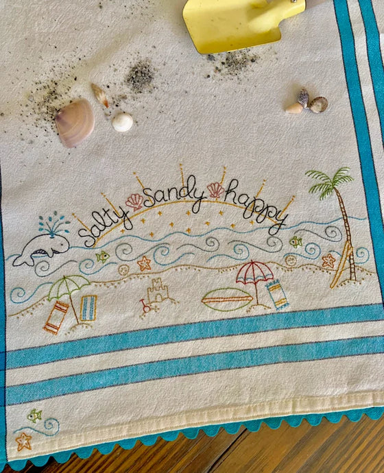 Bareroot Towel--Salty  and Sandy