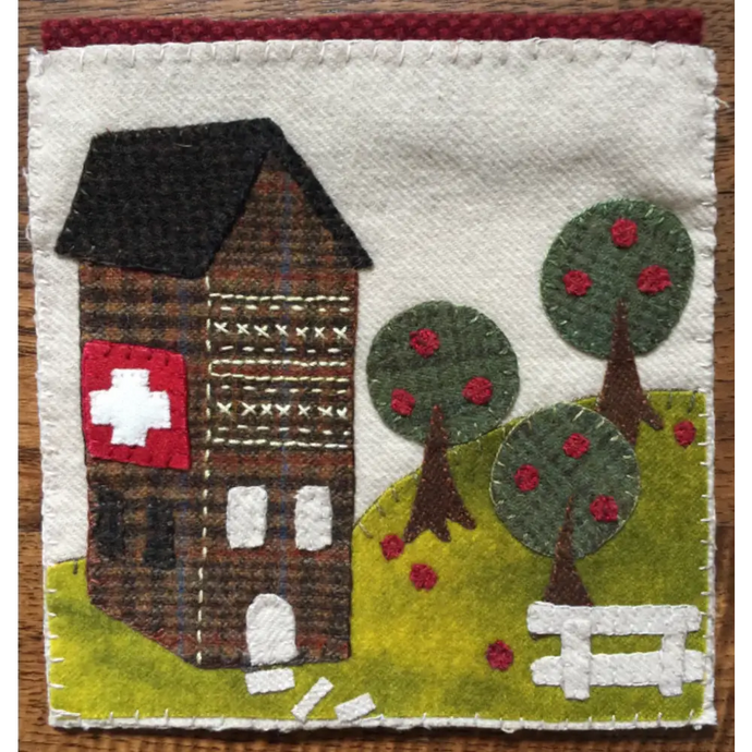 September Swiss Schoolhouse - Pattern - Default