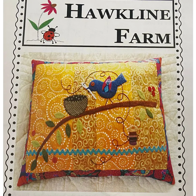 Sewing Bird Pillow - Pattern