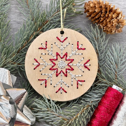 Snowflake 1 -Red Board