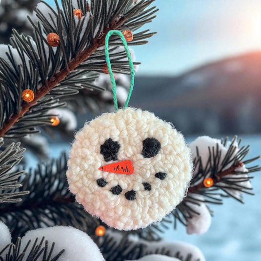 Snowman Face Ornament