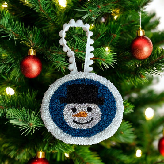 Snowman Punched Ornament