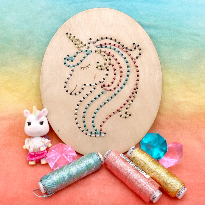 Sparkle Unicorn Wooden Board - Default