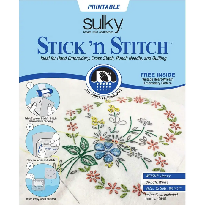 Stick’n Stitch