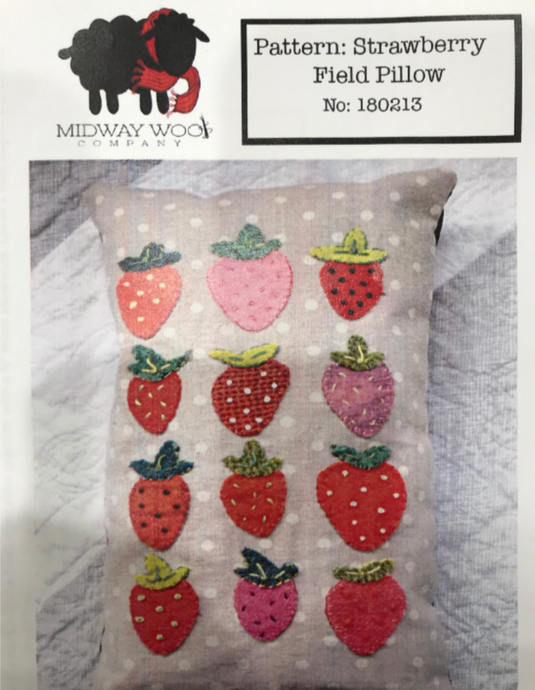 Strawberry Field Pillow - Pattern - Default