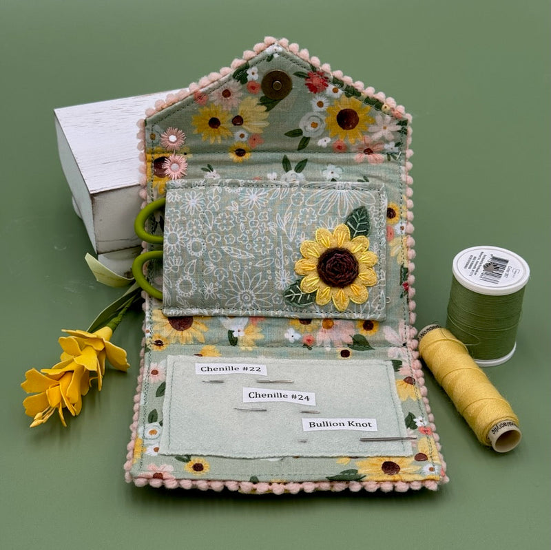 Load image into Gallery viewer, Sunflower Needle Wallet - Kit with Pattern
