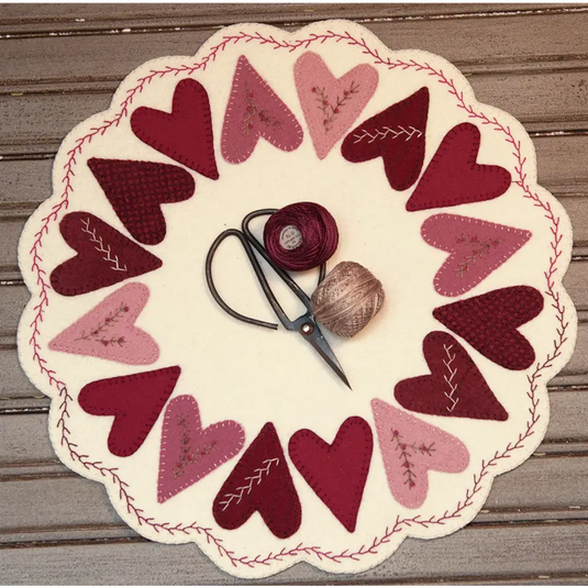 Sweet Heart Mat Pattern