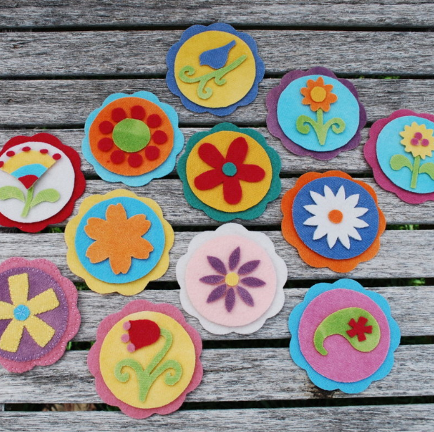 Swirls Dots & Flowers - Pattern - Default