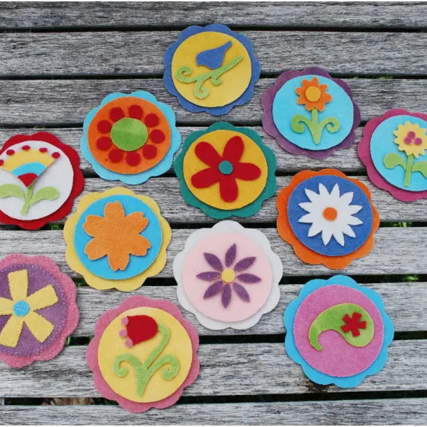 Swirls Dots & Flowers - Pattern - Default