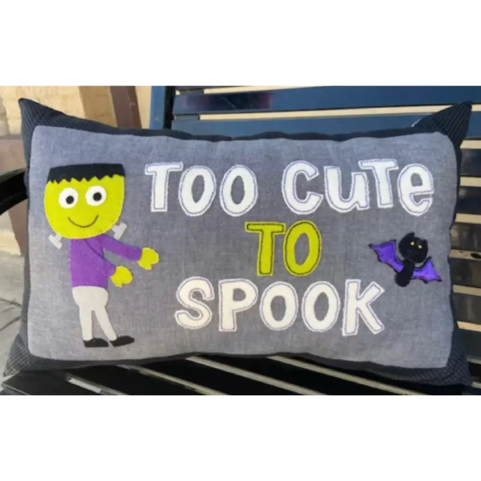 Too Cute To Spook Pillow - Default