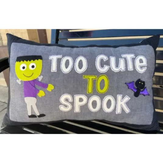 Too Cute To Spook Pillow - Default