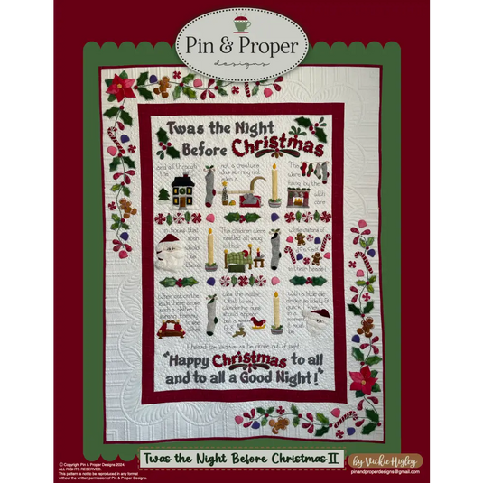 Twas the Night 2 in Wool - Block of the Month