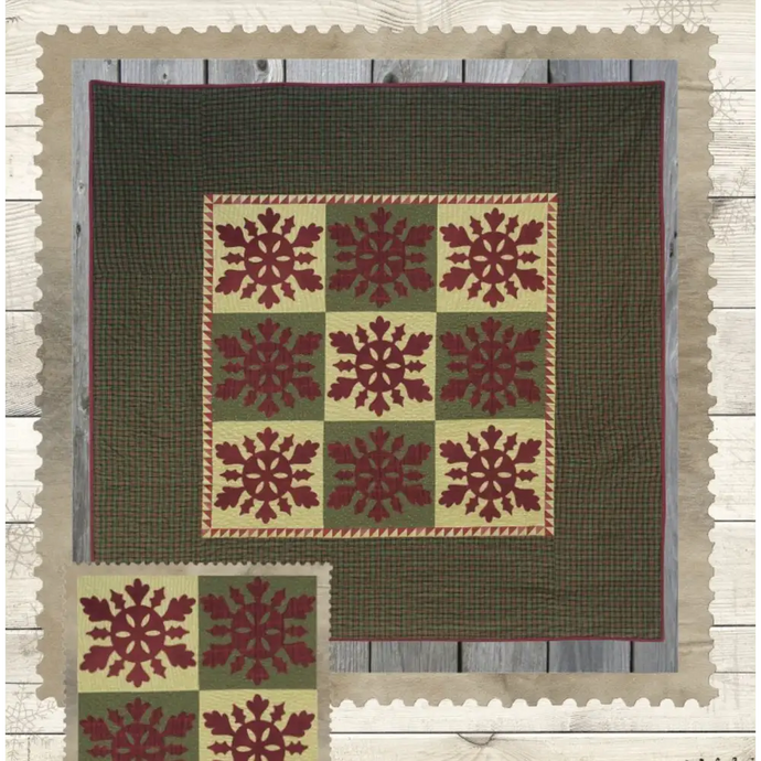 Vintage Snowflakes Quilt - Pattern