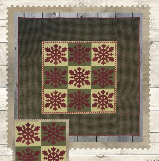 Vintage Snowflakes Quilt - Pattern