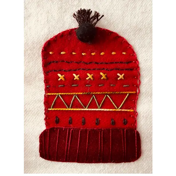 Winter Beanie Hat Pincushion