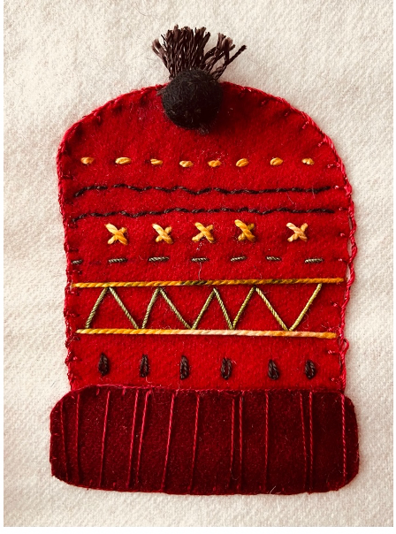 Winter Beanie Hat Pincushion