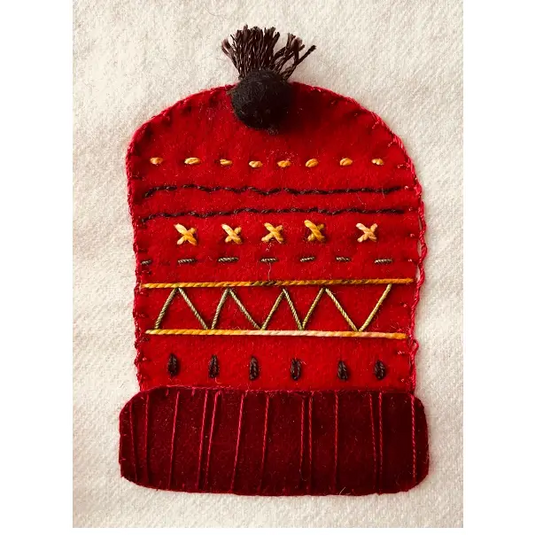 Winter Beanie Hat Pincushion