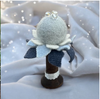 Load image into Gallery viewer, Winter Spool Pincushion Collection
