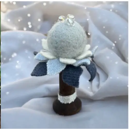 Load image into Gallery viewer, Winter Spool Pincushion Collection
